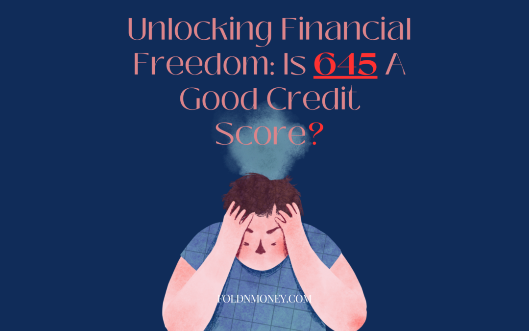 Is 645 a Good Credit Score? Unraveling the Mystery